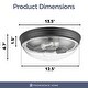 preview thumbnail 5 of 33, Prominence Home Madalyn, Flushmount Light Fixture