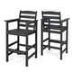 preview thumbnail 6 of 19, Vrakae Outdoor Adirondack Bar Stool Chairs (Set of 2)