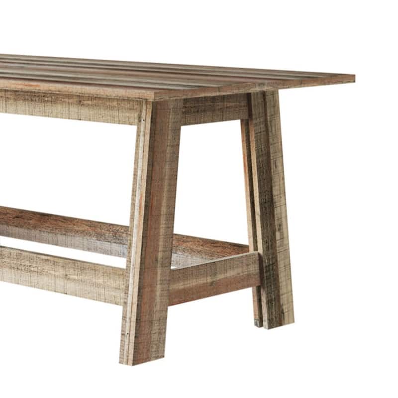 CraftPorch Rustic 2-Pieces End Tables with Coffee Table