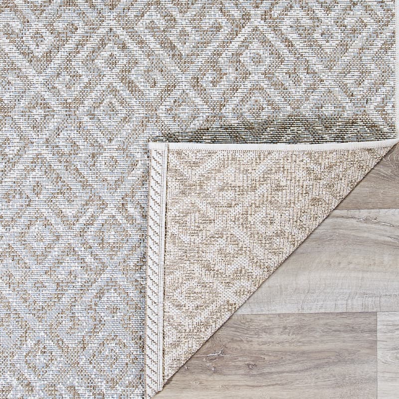 Samantha Greek Key Indoor/ Outdoor Area Rug