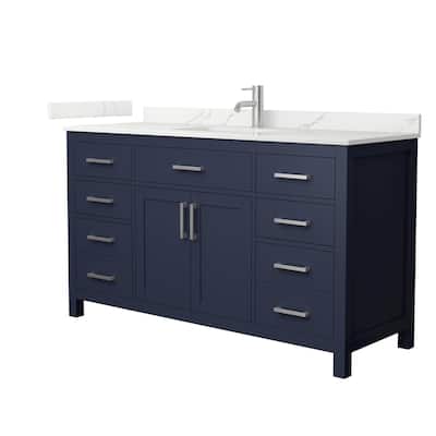 Wyndham Collection WCG2424-60S-QTZ-UNSMXX Beckett 60" Free Standing