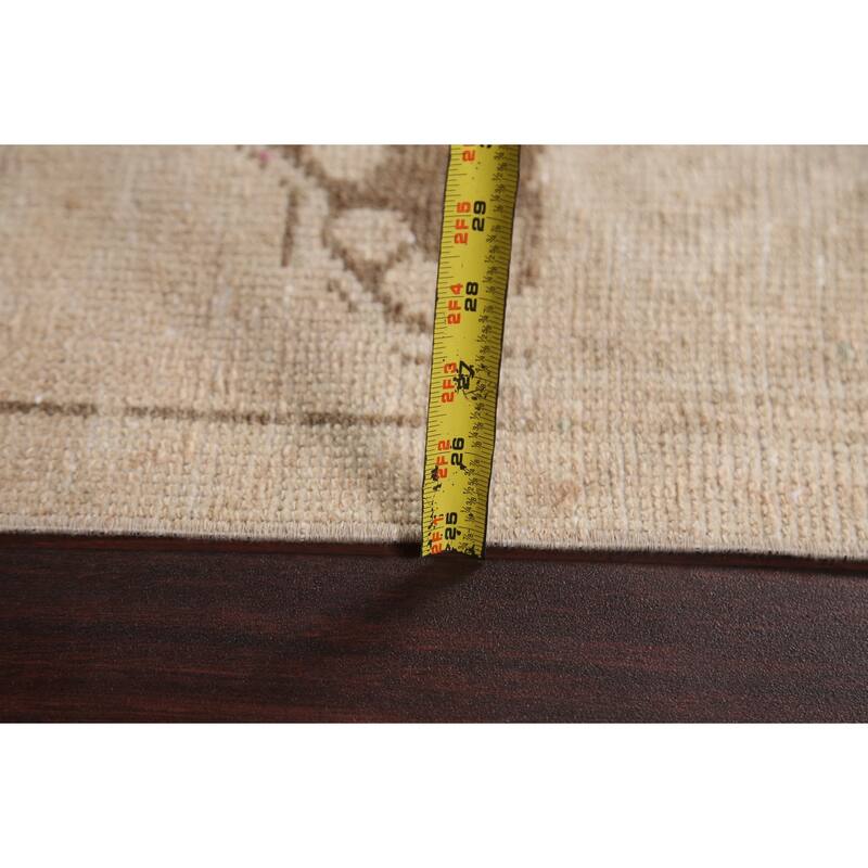 Antique Look Anatolian Turkish Staircase Runner Rug Wool Hand-knotted - 2'7" x 10'11"