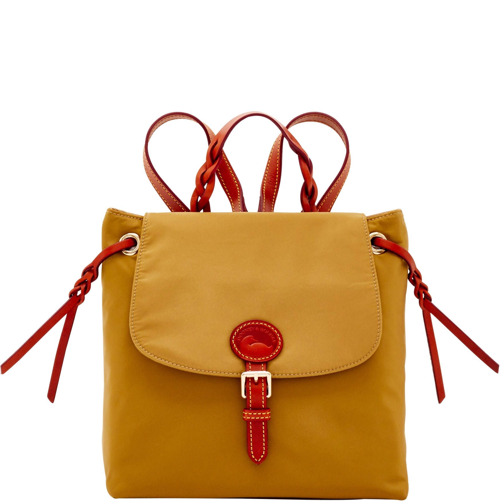 dooney nylon flap backpack