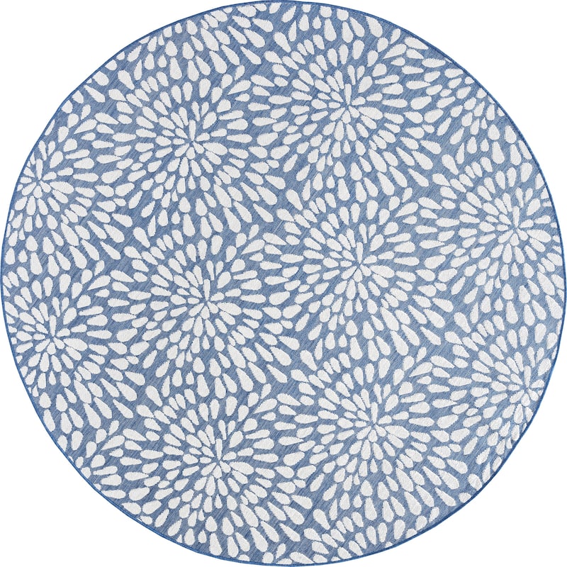 Exo Coastal Floral Indoor/Outdoor Area Rug