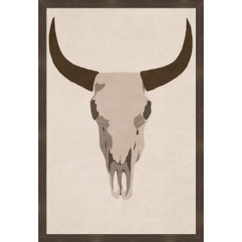 Amanti Art Framed Fabric Pinboard Skull by Emel Tunaboylu Printed Bulletin Board - Board Size 24 x 36