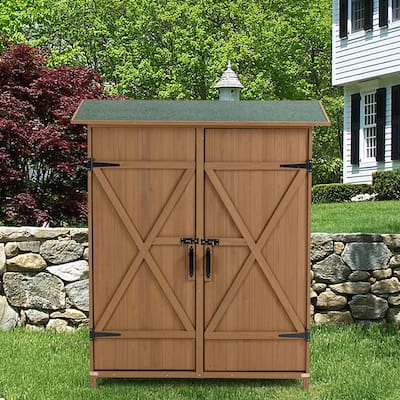 Outdoor Storage Shed with Lockable Door