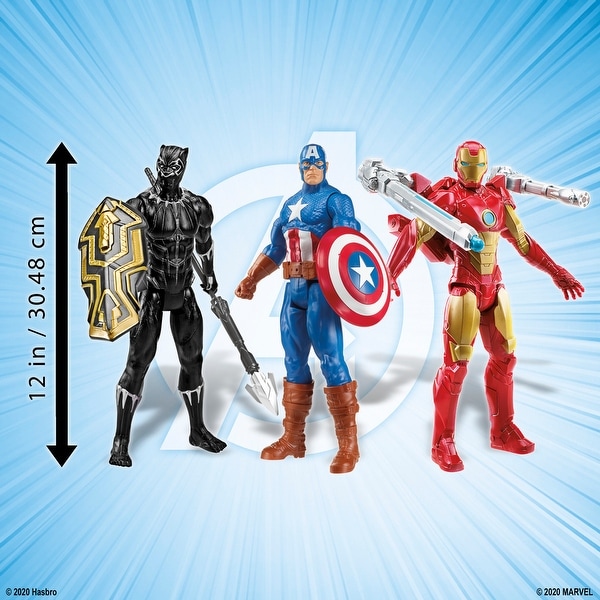 Marvel Avengers Titan Hero Series Blast Gear 3-Figure Pack - Bed