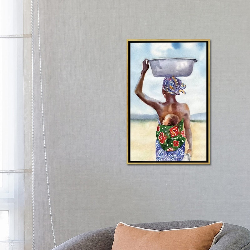 iCanvas "African Mother" by Rachel Parker Framed Canvas Print
