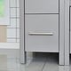 preview thumbnail 32 of 51, Vanity Art 84" Double Sink Bathroom Vanity Set with Engineered Marble Top and Free Mirrors