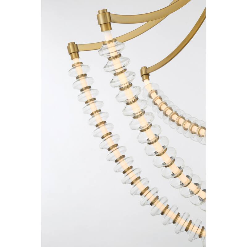 Minka Lavery 5647-L Pearl 40" Wide Abstract Chandelier
