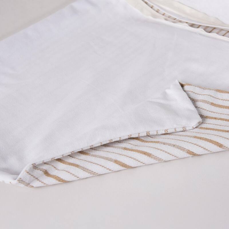 Rizzy Home Variegated Stripe Woven Throw Pillow