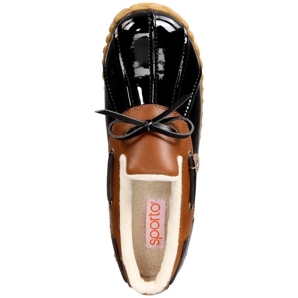 duck boot patty loafers