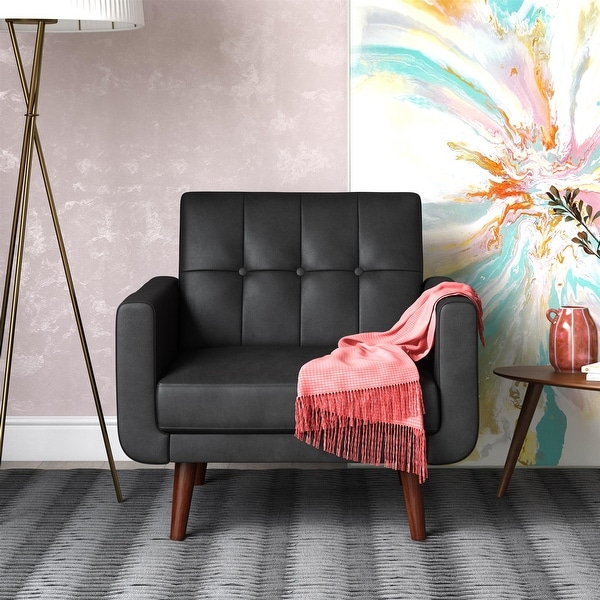 Avenue greene fania online faux leather modern chair