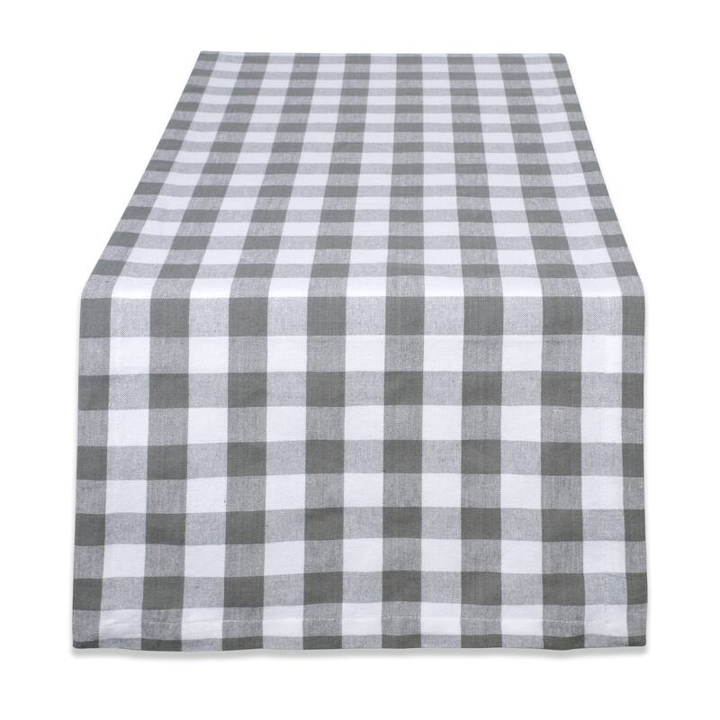 DII Botanical Printed Table Runner - 14x108" - Grey