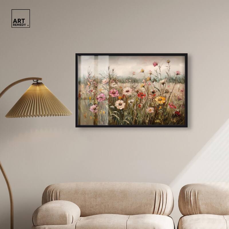 Vintage Blooms I Shadowbox by Art Remedy