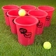 preview thumbnail 7 of 5, Giant Yard Pong Outdoor Game Set for the Whole Family – 12 Buckets, 2 Balls, and Carrying Tote by Hey! Play!