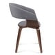 preview thumbnail 37 of 100, WYNDENHALL Calinda Mid Century Modern Bentwood Single Dining Chair - 20.5"w x 21.7"d x 30.9"h