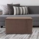 preview thumbnail 1 of 3, Allan Andrews Universal Bench with Slipcover, Bella Collection Brown
