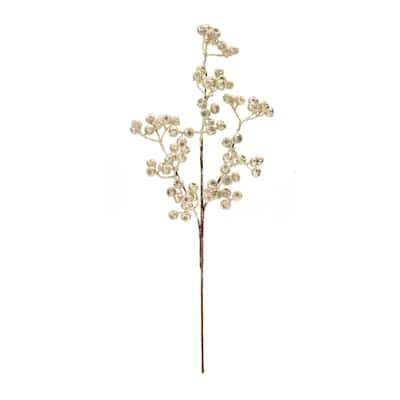 Artificial Glittered Berry Christmas Sprays - 23" - Set of 6