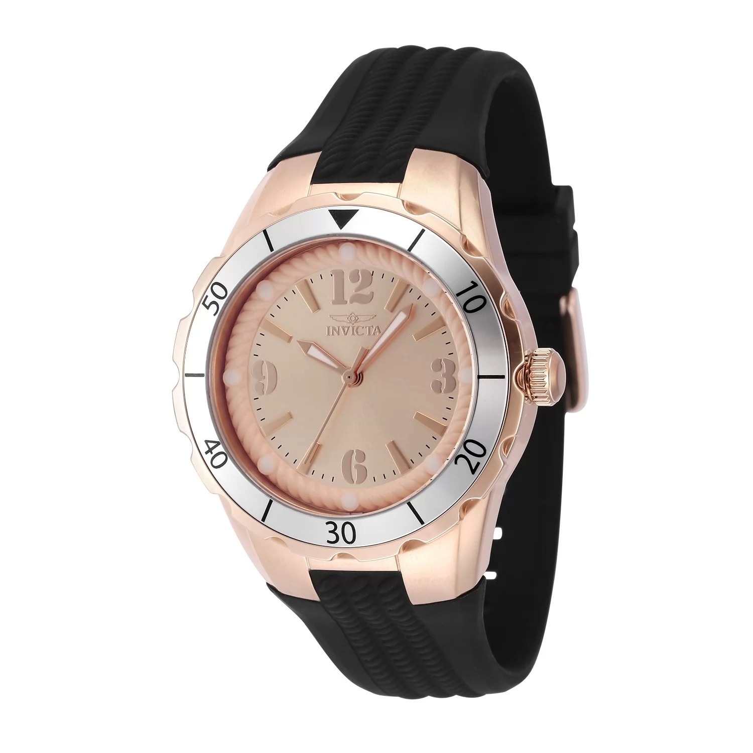 Invicta Women's 48854 Angel Quartz PC21 Rose Gold Dial Watch