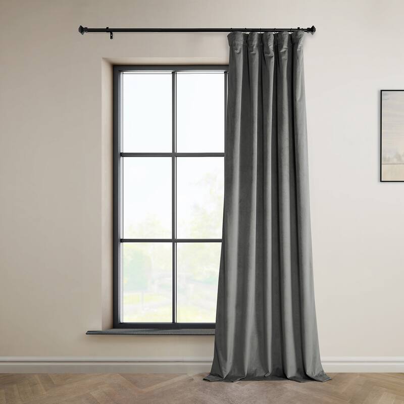 Exclusive Fabrics Heritage Plush Velvet Curtain (1 Panel)
