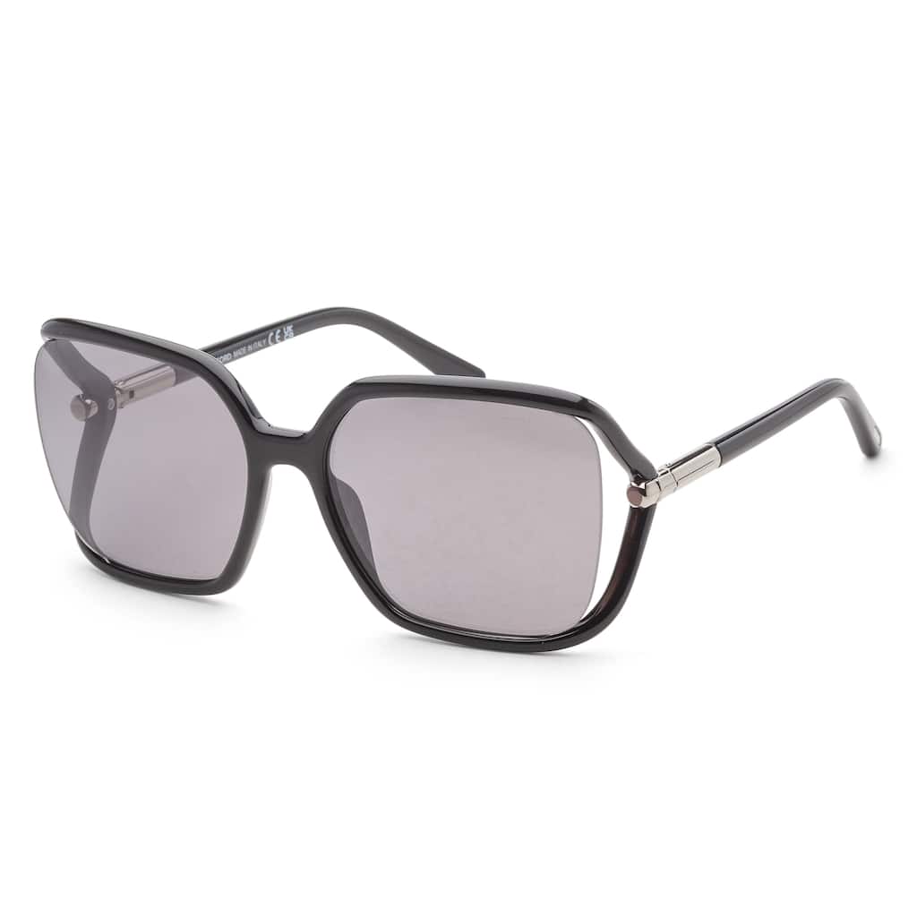 Tom Ford Women's 60mm Shiny Black Sunglasses