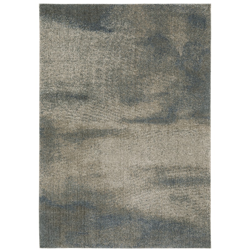 Style Haven Archer Ombre Abstract Grey/ Teal Indoor Area Rug
