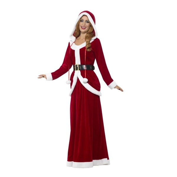 44 Red and White Miss Santa Claus Women Adult Christmas Costume Large Bed Bath Beyond 29184500