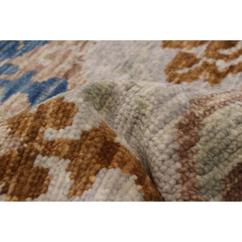 ECARPETGALLERY Hand-knotted Mystique Light Grey Wool Rug - 7' 11" x 8' 2"