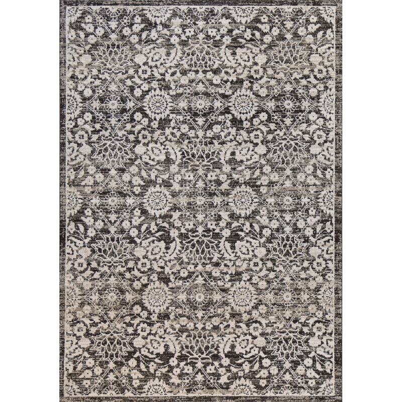 Bashian Bryce Charcoal Transitional Area Rug