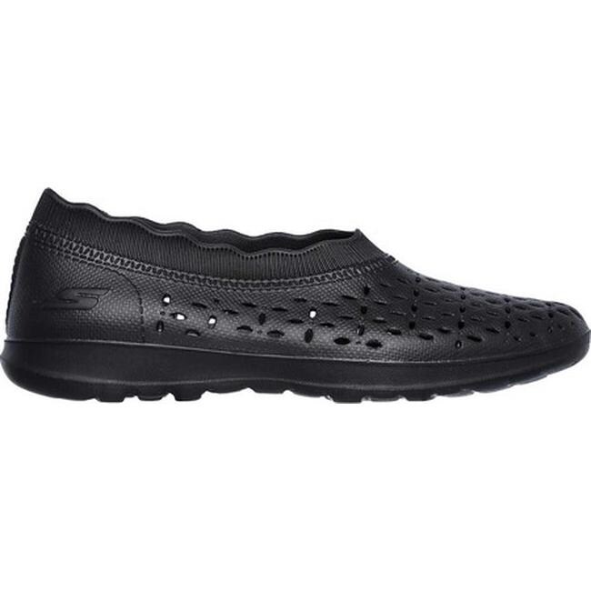 Skechers Women's Cali Gear H2GO Flower Petal Water Shoe Black/Black Overstock - 30829960