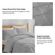 preview thumbnail 53 of 65, 3 Piece Reversible Pintuck Pinch Pleat Bohemia and Tufted Clipped Comforter Set