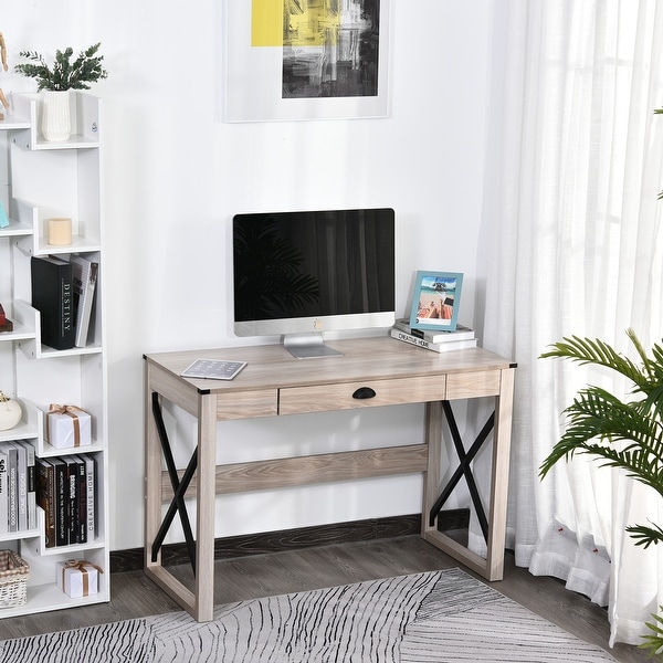 100cm wide desk with drawers