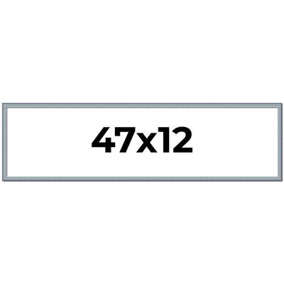 47x12 Frame Rustic Sky Blue Solid Wood Picture Frame | 0.75 Inch