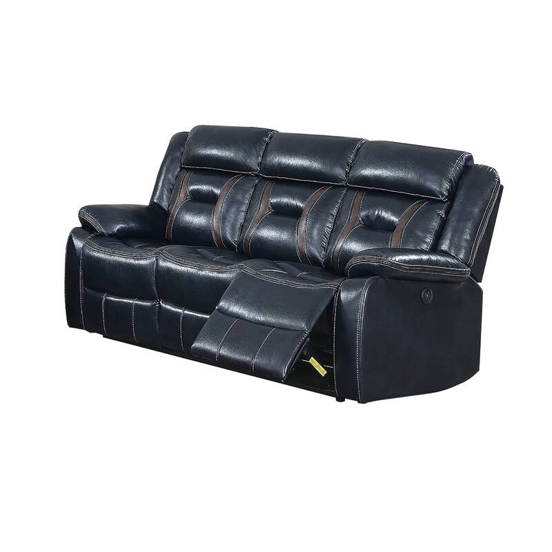Gel Leatherette Power Motion Sofa