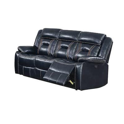 Gel Leatherette Power Motion Sofa