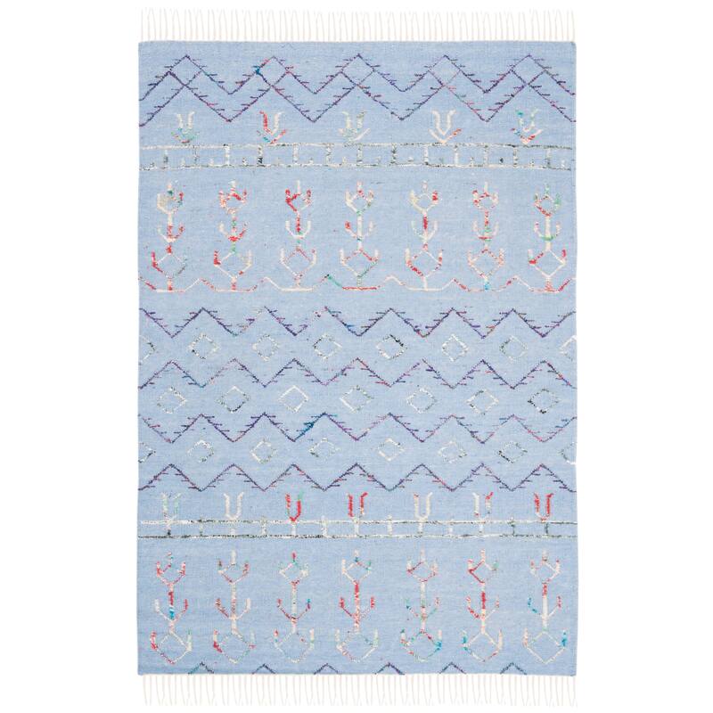 SAFAVIEH Hand-knotted Safari Sherrill Southwestern Tribal Wool Rug with - 4' x 6' - Multi