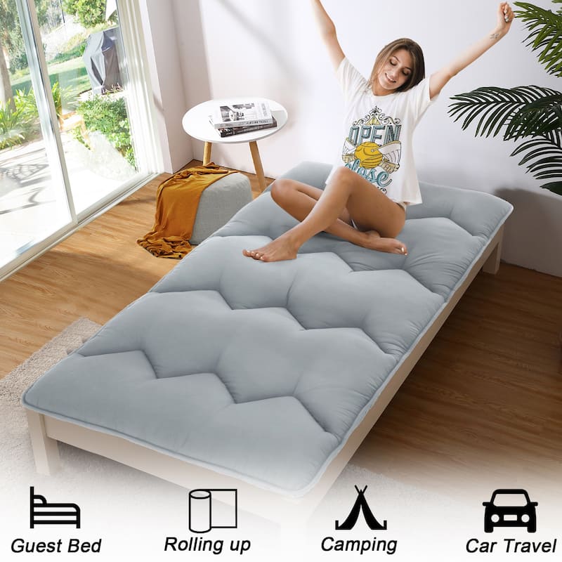 Japanese Futon Floor Mattress, Japanese Style Floor Mattress Sleeping Mattress Pad Tatami Mat