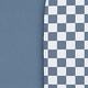 preview thumbnail 5 of 4, Sweet Jojo Designs Blue Gingham Checkered Plaid Boy 2 Pack Baby Bassinet Fitted Sheets - Solid Steel and Vintage Checkerboard