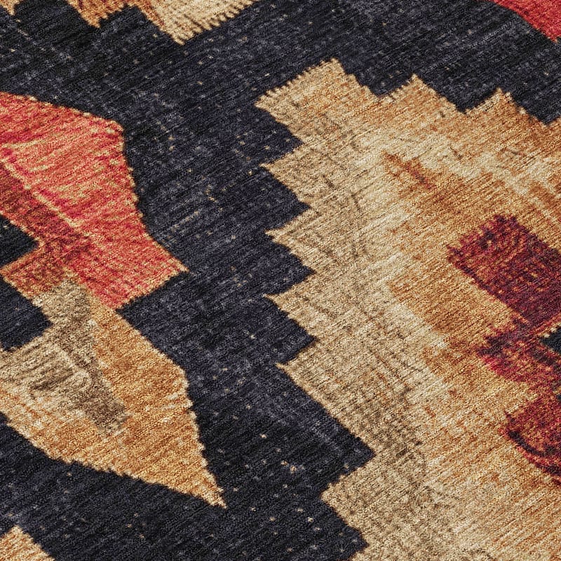 HomeRoots Aztec Transitional Rectangle Outdoor Rug