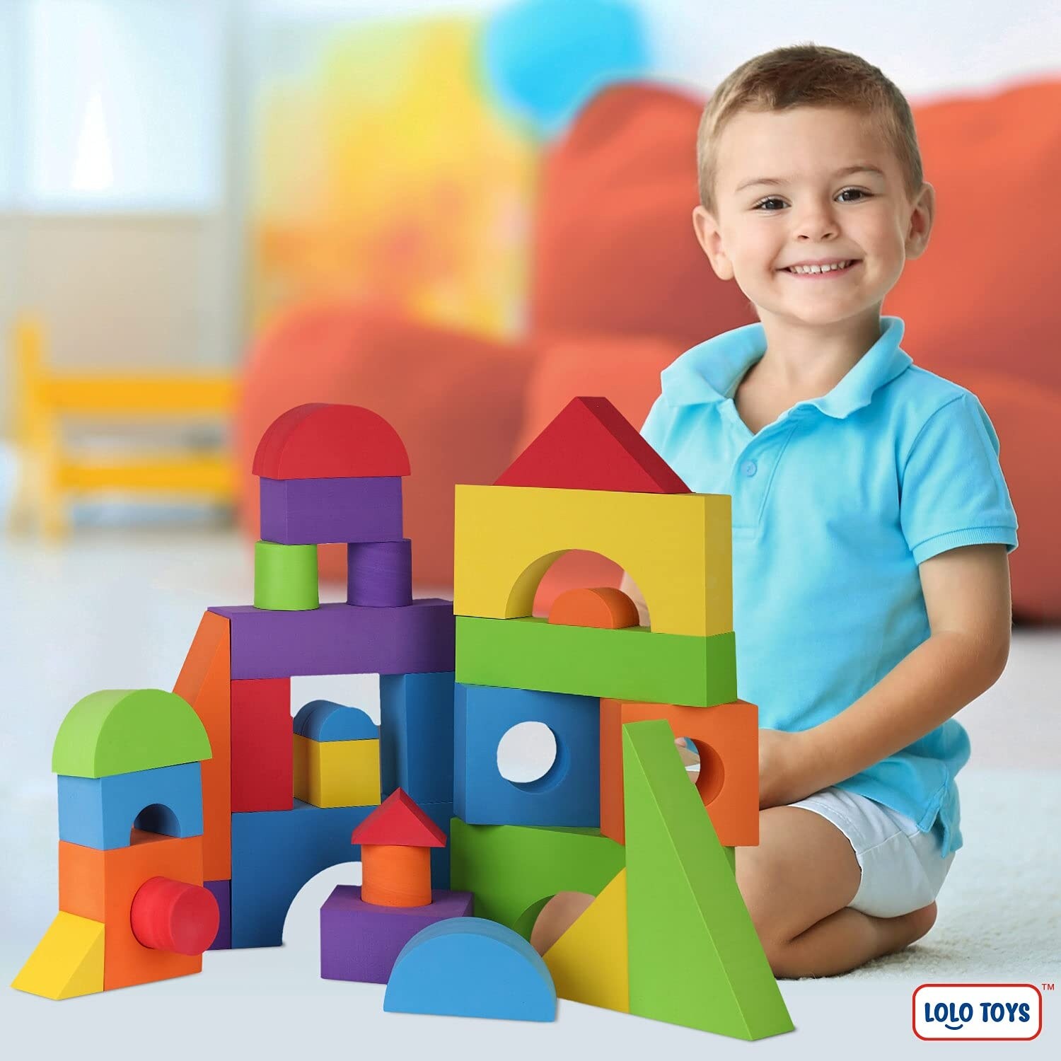 Large Foam Blocks Big Building Blocks For Toddlers Giant Foam