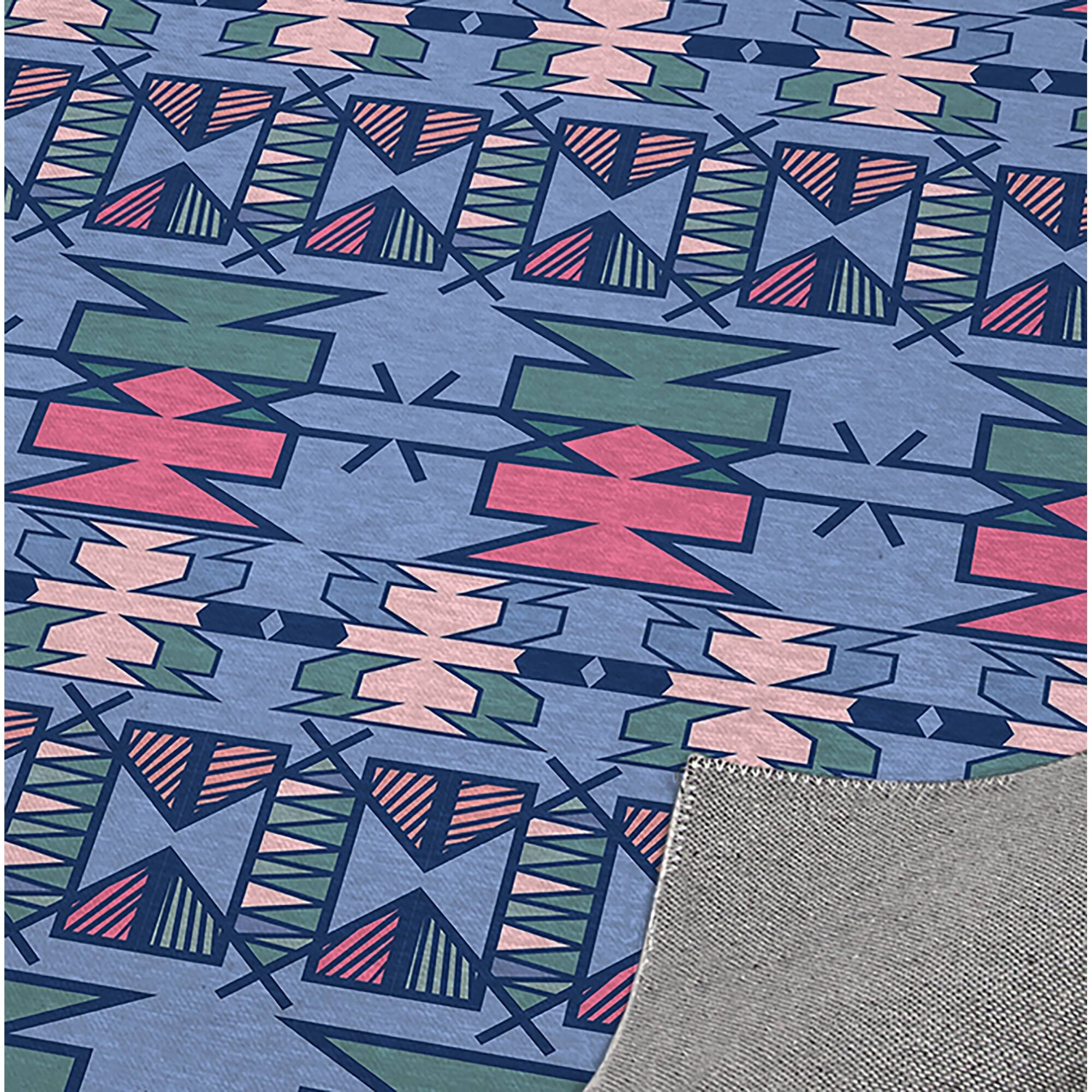 AZTEC BLUE Doormat By Kavka Designs Bed Bath & Beyond 31258335