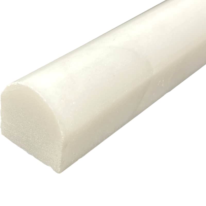 Carrara Marble 1" x 12" Polished Pencil Line