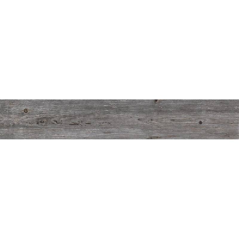 Apollo tile 8" x 48" Harlan Matte Ash Gray Porcelain Tile (10.36 sq ft/case) - 4 Pack