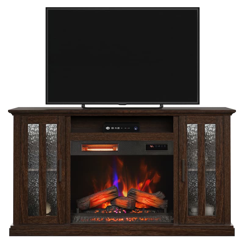 duraflame® Electric Fireplace TV Stand, Stromburg Oak