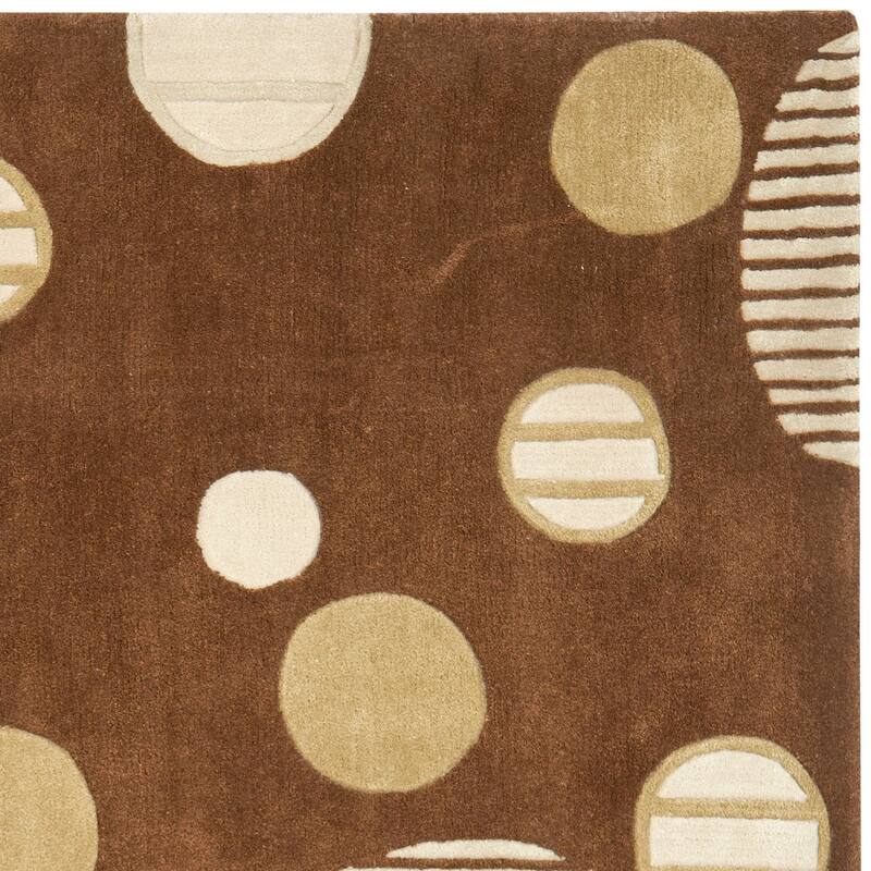 SAFAVIEH Handmade Modern Art Hanke Modern Polyester Rug