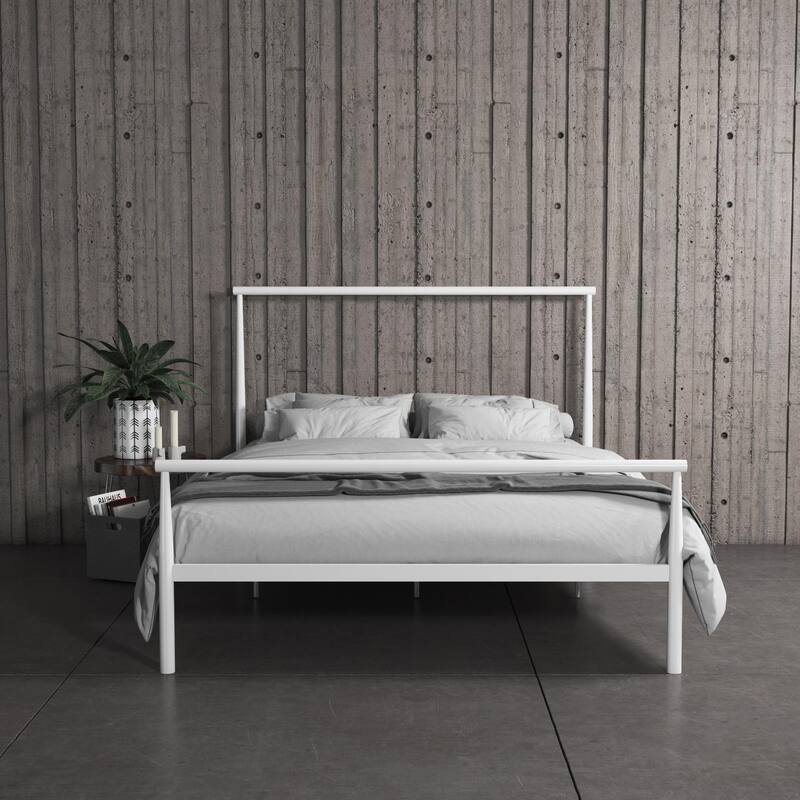 Avenue Greene Liane Industrial Minimalist Metal Platform Bed