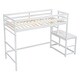 preview thumbnail 8 of 12, Twin High Loft Bed with Ladder Landing Platform and Ladders