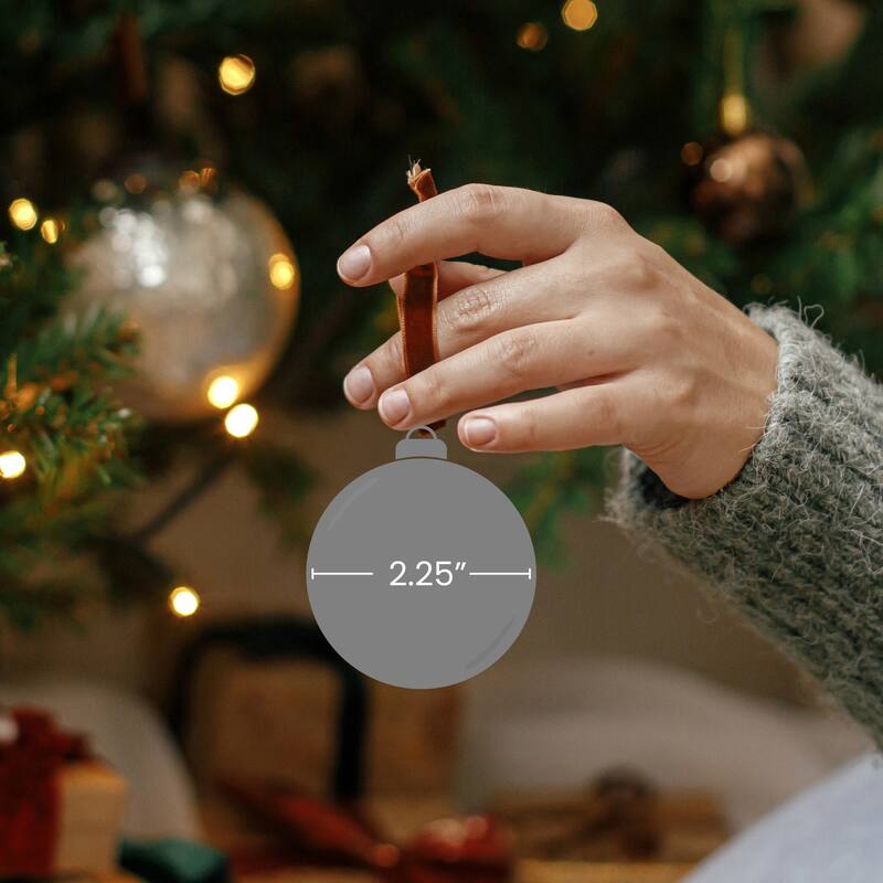 Shatterproof Christmas Ball Ornaments - 2.25" to 4" (100mm) - Red - 50ct