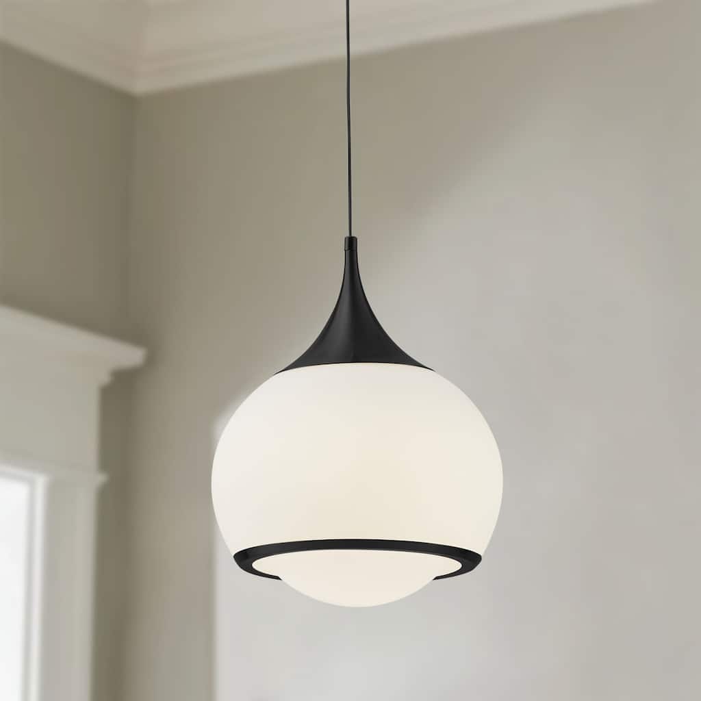 Maxax 1-Light Dimmable Integrated LED Pendant
